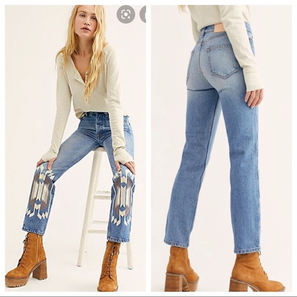 Free People Denim - Sold Bliss Mischief X Free People 26 Straight Jean